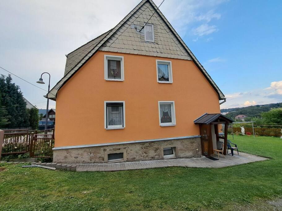 Ferienwohnung Boehmischerblick Bärenstein Dış mekan fotoğraf