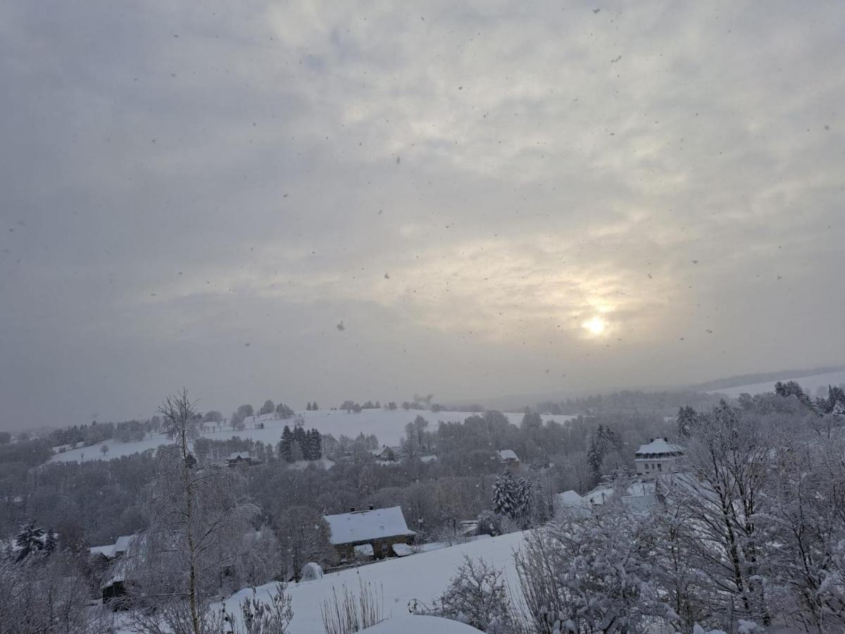 Ferienwohnung Boehmischerblick Bärenstein Dış mekan fotoğraf